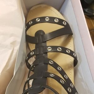 Black sandals NWT